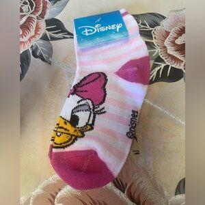 Disney little girl socks Daisy Duck print